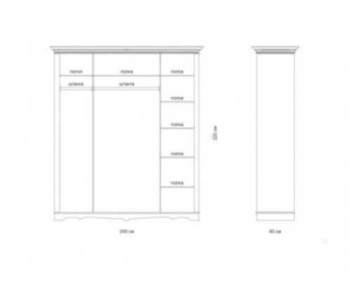 Шкаф Милан 330 в Санкт-Петербурге