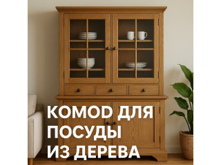 Комод для посуды из дерева: как выбрать, стили, цены, советы